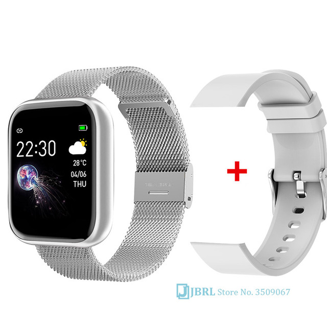 Fashion Smart Watch Men Women Smartwatch For Android IOS Electronics Smart Clock Fitness Tracker Silicone Strap Smart-Watch