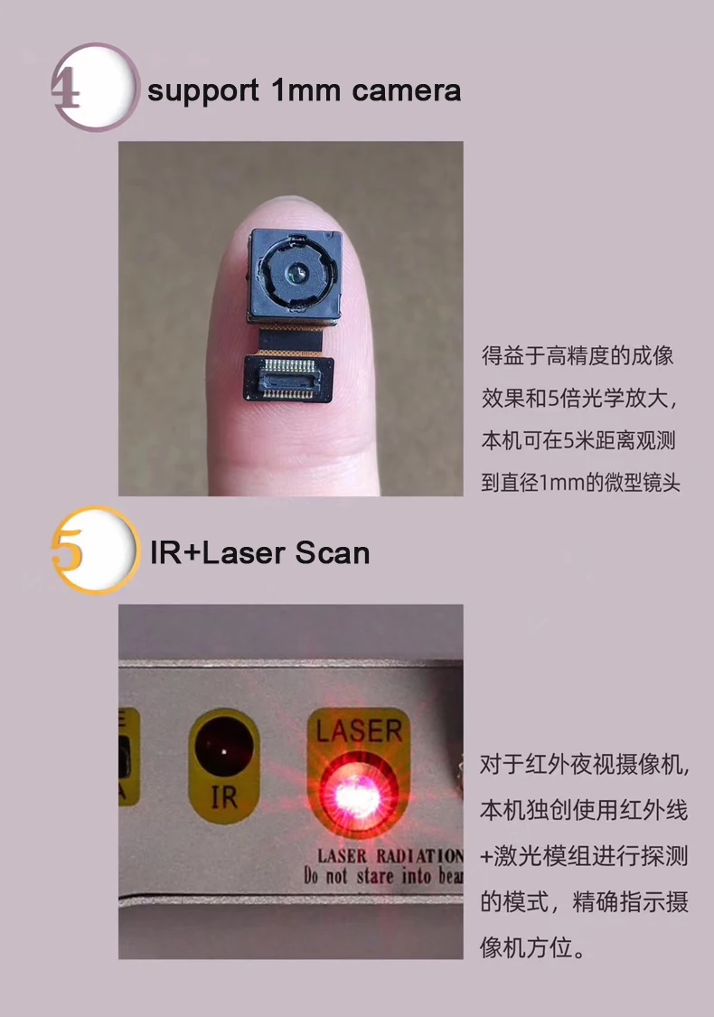 auto defesa infravermelho câmera wi-fi localizador