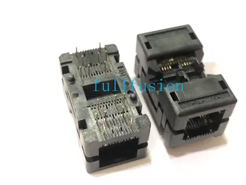 

OTS-8X2(24)-0.65-01 Enplas IC Test Socket SSOP8 0.65mm Pitch IC body size 4.4mm Burn in Socket