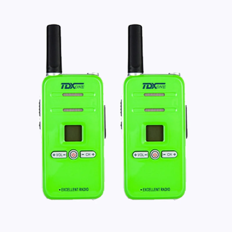 Комплект из 2 предметов, новинка, мини TDXONE TD-Q7 иди и болтай Walkie Talkie “иди и 5 Вт 16CH UHF400-480MHz КПК Удобный 7 цветов подходит для Baofeng Uv-5r UV82UV-82
