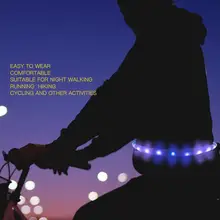 Светящийся Пояс для ночного бега, велосипедное спортивное оборудование Предупреждение ющий о безопасности, Светящийся Пояс для детей и взрослых
