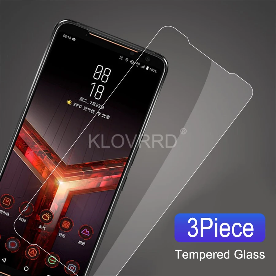 3 шт закаленное стекло для Asus ROG Phone II 2 защитное ZS600KL Защитная пленка экрана |