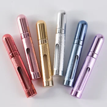 

12ml Mini Refillable Perfume Sprayer Bottle Aluminum Glass Lotion Atomizer Portable Travel Cosmetic Makeup Container