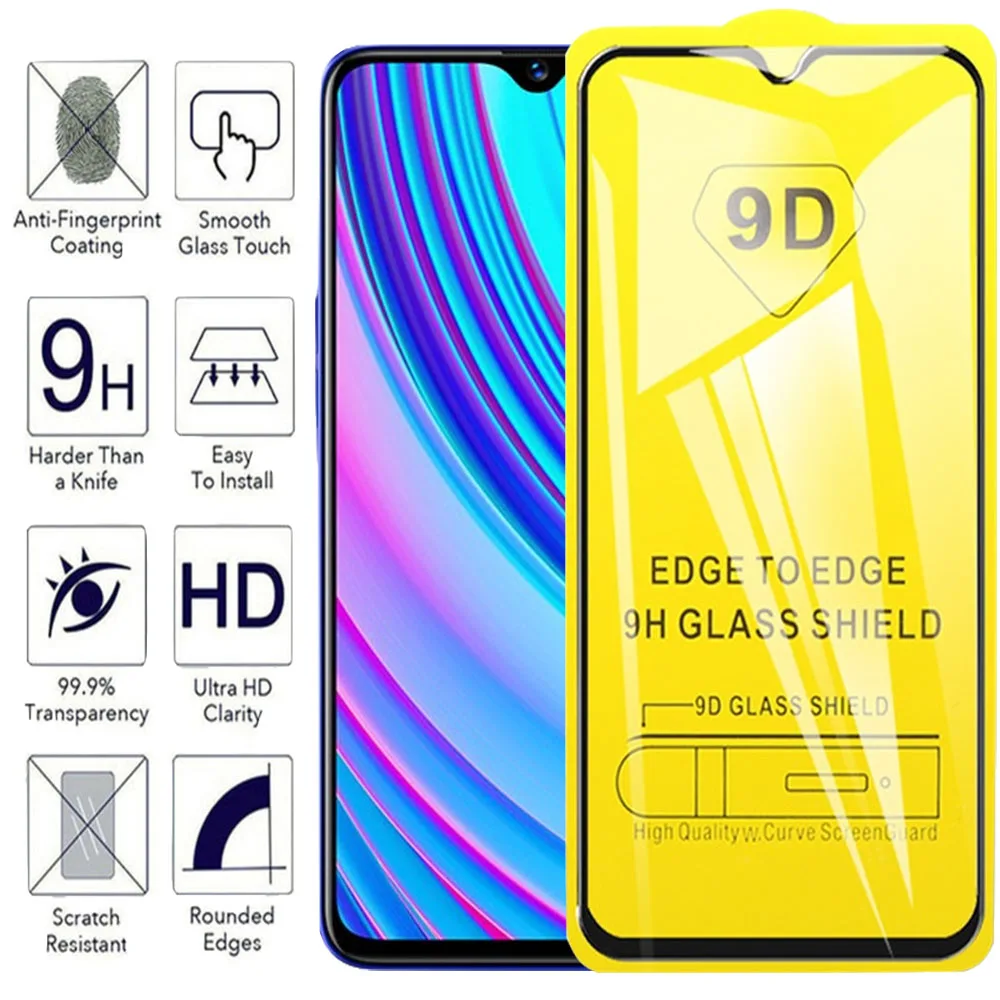 Для oppo Realme 3 pro glass RMX1851 9D протектор экрана из закаленного стекла для Real mi 3 RMX1821 Real mi 3 3pro Real mi 3 Полное покрытие