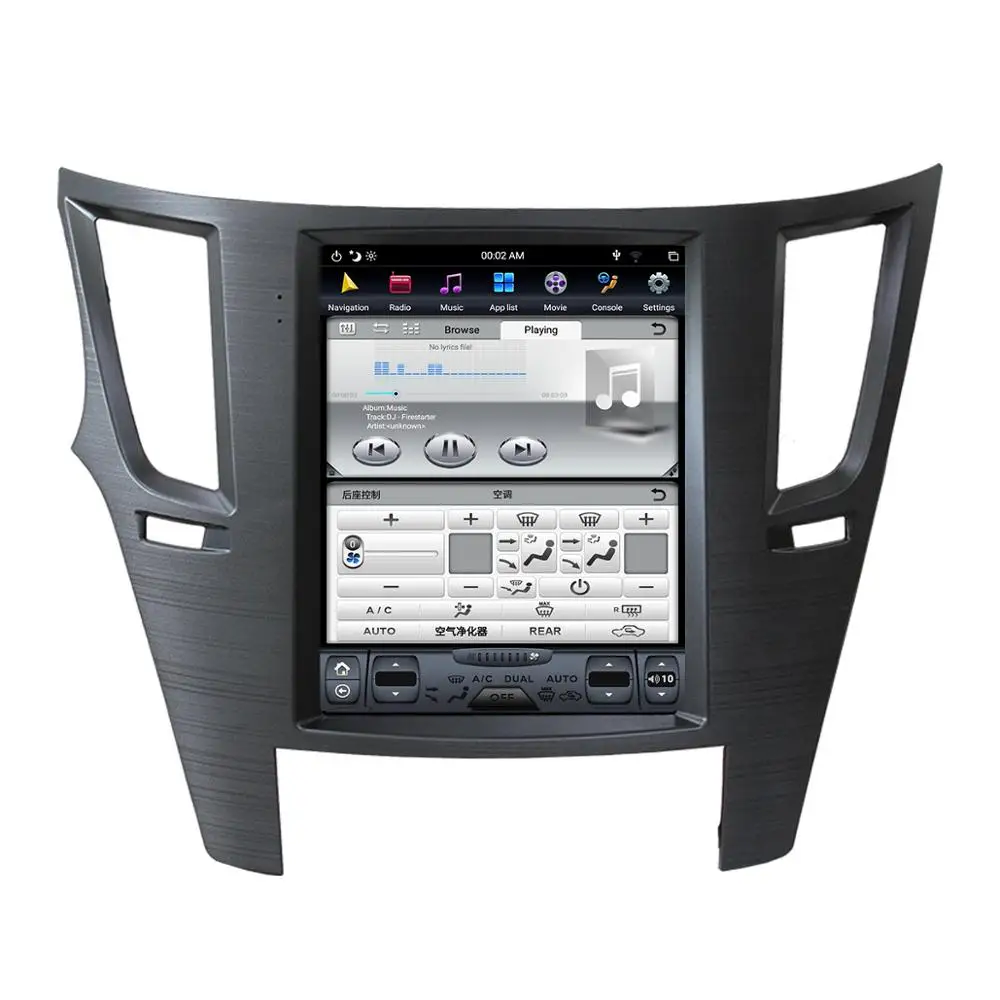 Android 9,0 Tesla вертикальный экран Автомобильный плеер gps навигация для Subaru Legacy Outback 2009- аудио dvd-плеер 1920*1080