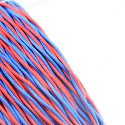 100 метров и т. д. вы можете использовать кабель 20AWG 18AWG 17AWG 15AWG 13AWG 11AWG с жилами из чистой меди, с мягкой проволокой, витая пара 2 провод с сердечником - Цвет: 2C 17AWG .1.0square