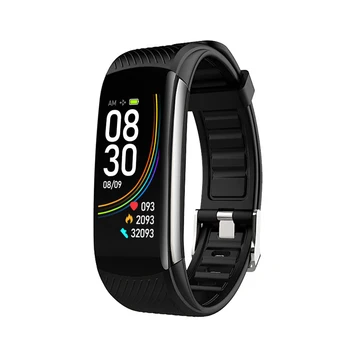 

Temperature Measure Watch Heart Rate Monitor Wristband Health Care Pedometer Call Reminder Smart Bracelet Fitness Blood Pressure