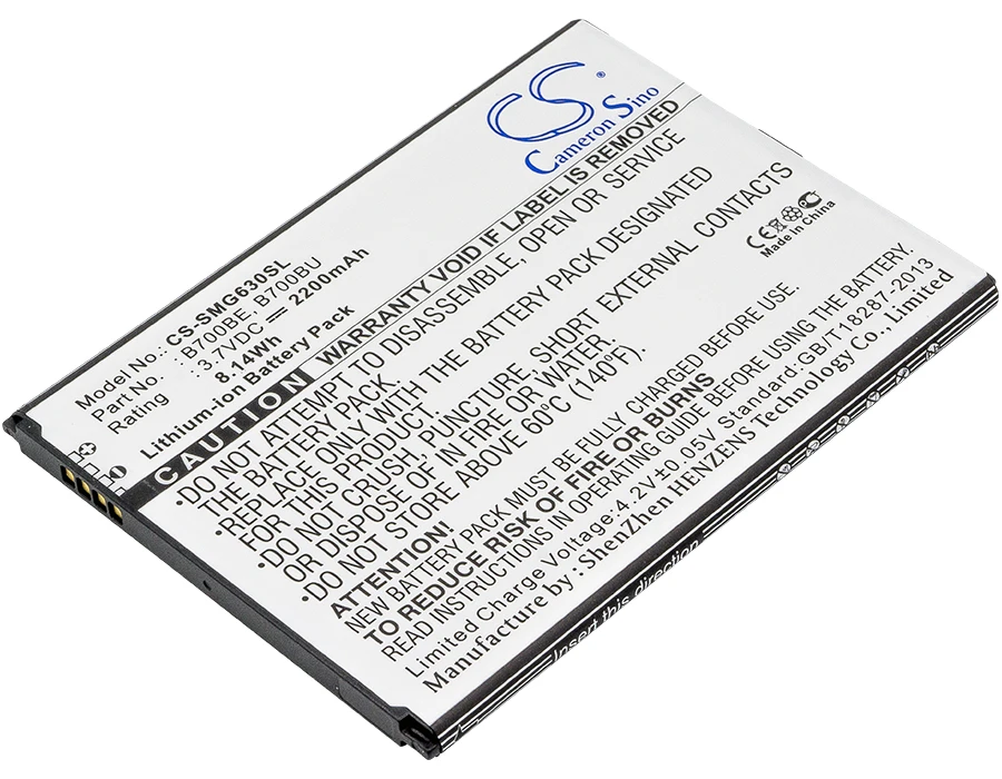 CS 2200 мАч/8.14Wh батарея Передняя сенсорная панель для Samsung Galaxy Mega 6 3 SHV-E310S SM-T2519 SM-T2556