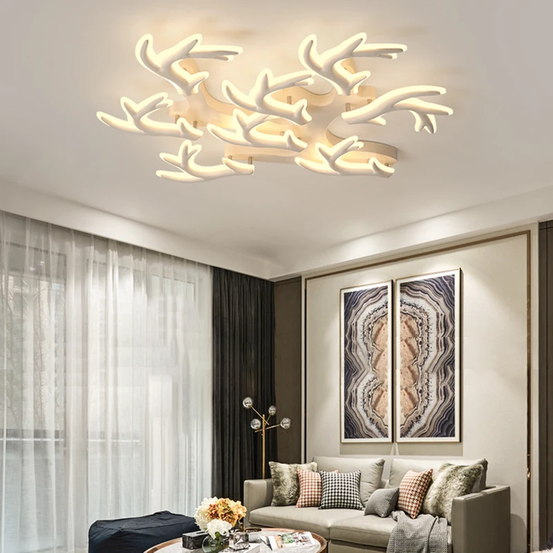 Omicron Creative Led Chandeliers Modern Chandelier Bedroom Parlor Dining Room Hotel Lighting Furniture Decoration Lamps Chandeliers Aliexpress