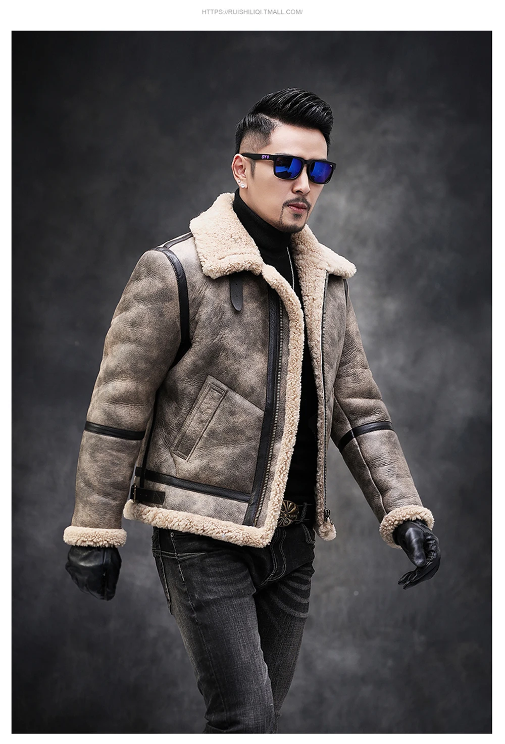 Настоящая овечья шерсть, шуба, настоящая куртка из короткой овечьей шерсти, мужская зимняя куртка, коричневая мужская шуба, очень большой размер