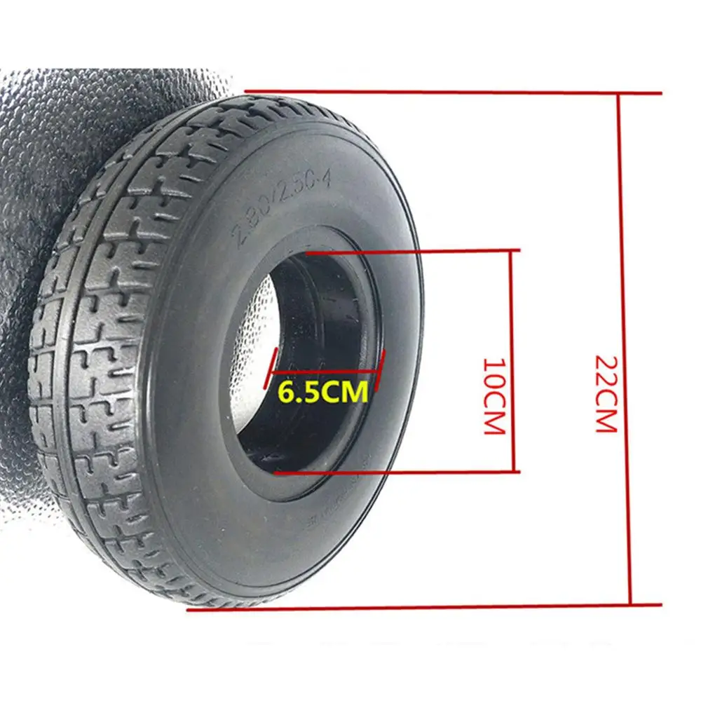 Батарея автомобиля твердые шины 2,80/2,50-4 Мобильный скутер инвалидная коляска шины