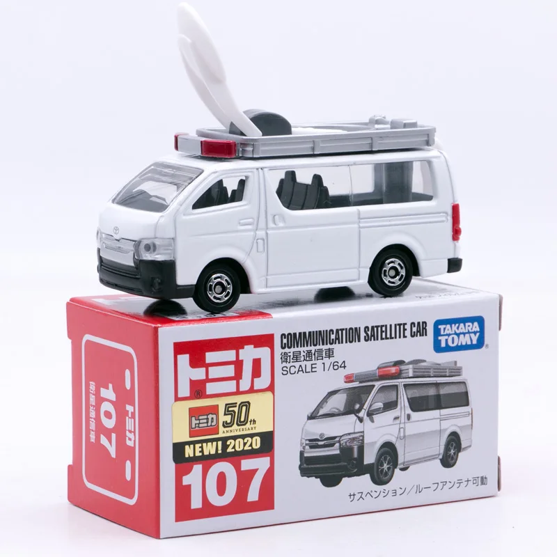 Takara Tomy Tomica No 107 Communication Satellite Car Scale 1 64 Diecast Model Cars For Boys Diecasts Toy Vehicles Aliexpress