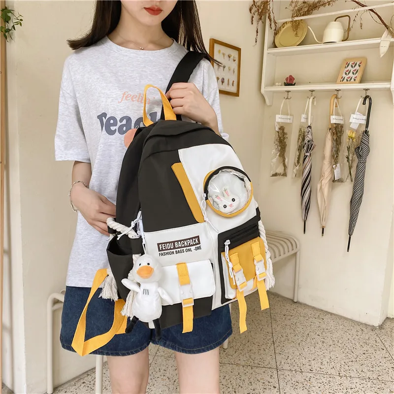 Kawaii Harajuku Pastel Style Waterproof Backpack