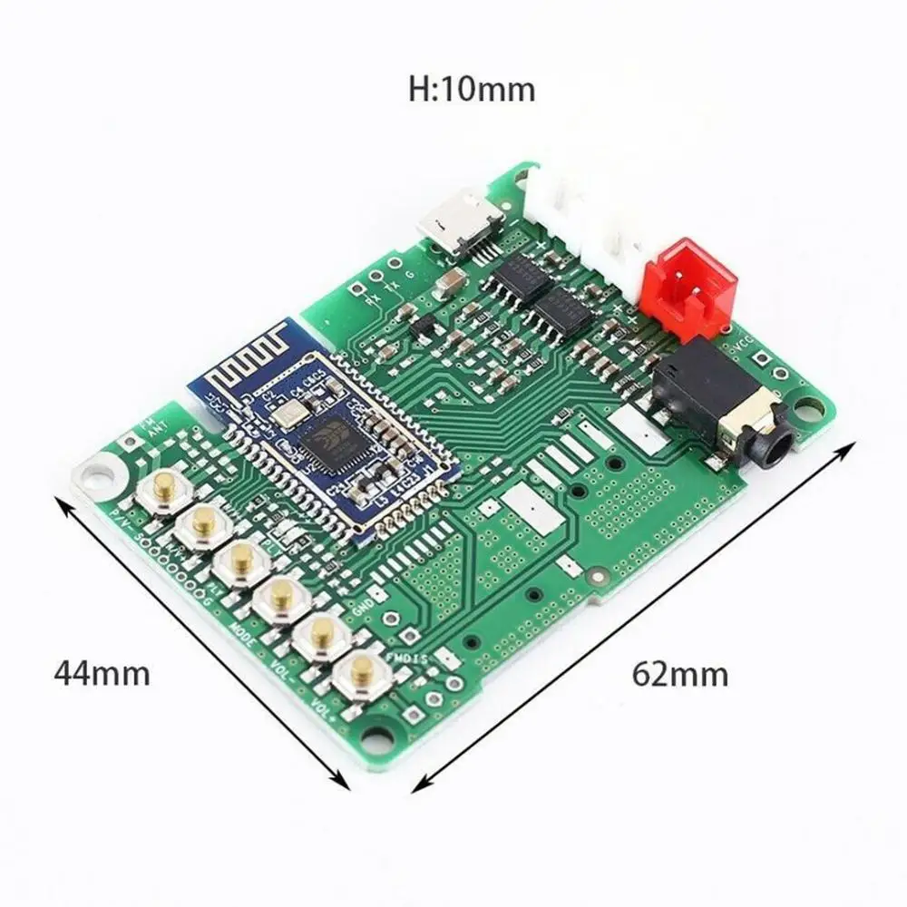 Taidacent Bluetooth Усилитель мощности доска V5.0 стерео аудио приемник передачи BK3266 модуль управления Программирование 4 Ом 3 Вт