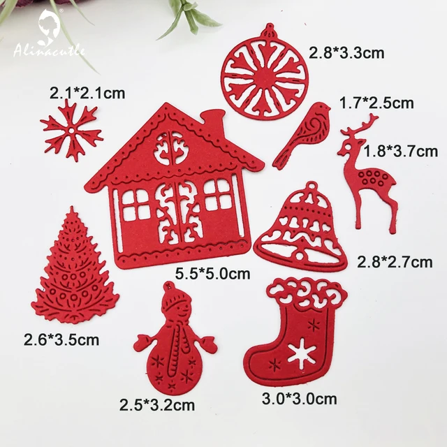 クリスマス③ペーパークラフト クラフトパンチ ダイカット アルバム 