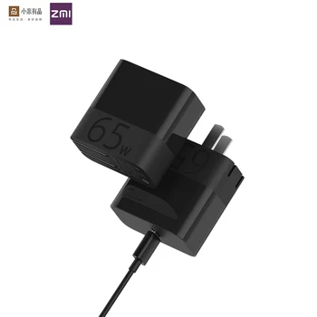 

Youpin ZMI 65W/30W PD3.0 Fast Charge Type-C USB Charger with 5A USB-C to USB-C Cable for iPhone X XR for Xiaomi Huawei