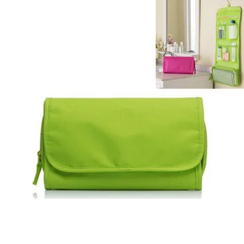 

Cosmetic Storage Bags Women's Hanging Foldable Casual Wash Makeup Organizer Storage Roll Travel Toiletry Cases Purse