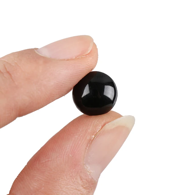 1Set 3-12mm Black Round Plastic Eyes For Dolls Making Toys Bear Eye Doll Eyes for Amigurumi Doll Accessories 5