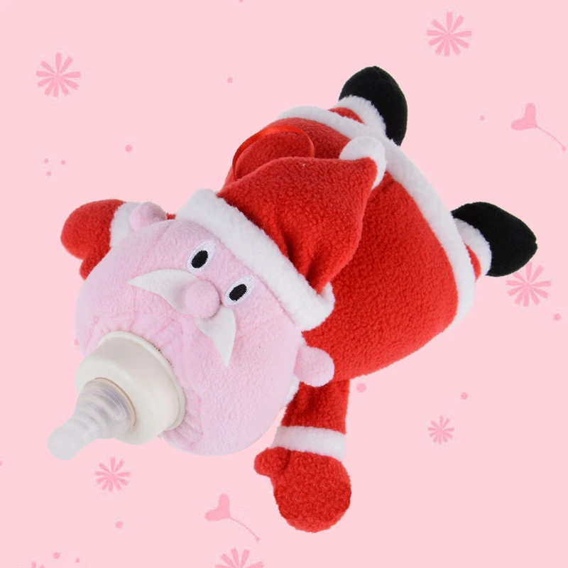 Infant and Toddler Products Cute Plush Toy Cartoon Character Plush Santa Bottle Protection Sleeve Insulation Cover Pacifier
