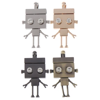 

4Colors 1pc Robot Shape Clasp Turn Lock Twist Locks Metal Hardware For DIY Handbag Shoulder Bag Purse