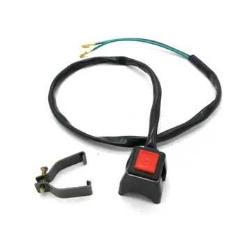 

Motorcycle Horn Switch ABS Black+red 59cm Accessories Button Adjustable