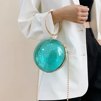 

NEW French Design Fashion Ball Handbag & Elegant Banquet Chain Shoulder Bag Crossbody Bag Width 15cm Height 15cm Thickness 15cm