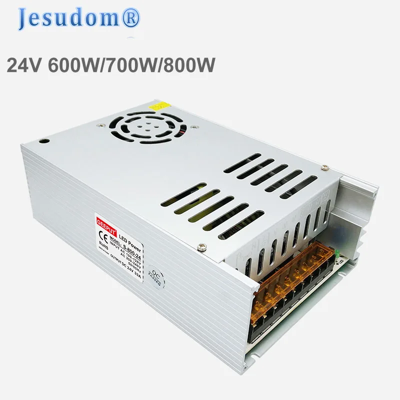

800W700W600W 12V Adapter Transformer 110V/220VAC to 12VDC power converter AC to DC Switching Power Supply for LED Strip lighting