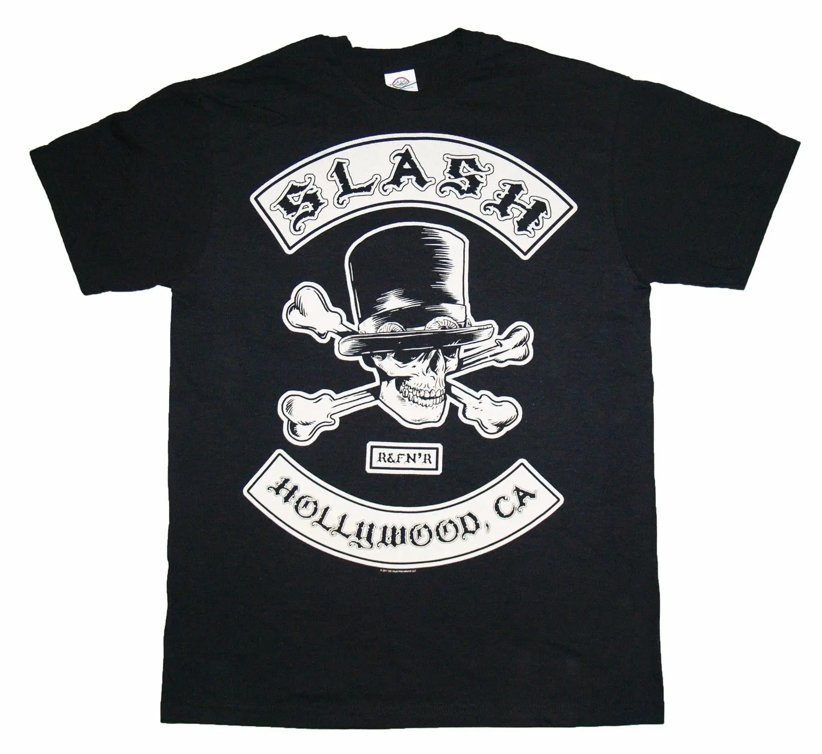 Slash Hollywood T Shirt Medium Brand New Official Guns N Roses Top Tee 100% Cotton Humor Men Crewneck Shirts | Мужская одежда