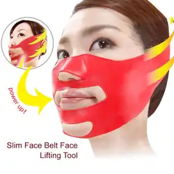 V-line силиконовая тонкая маска для лица подтягивающий и подтягивающий бандаж пояс для похудения лица лифтинг инструменты для ухода за кожей