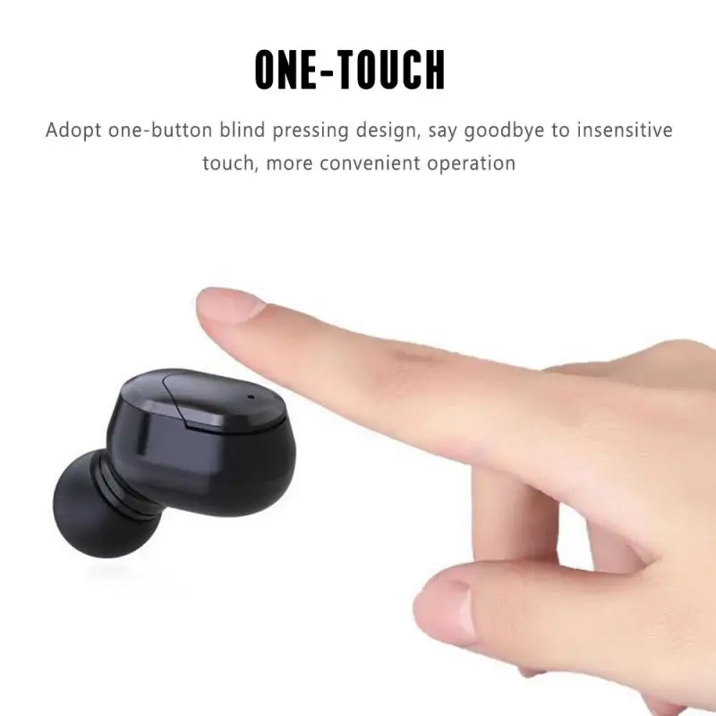 Новинка JS1 TWS Bluetooth наушники беспроводные наушники 5,0 стерео портативные спортивные мини бас наушники светодиодный дисплей