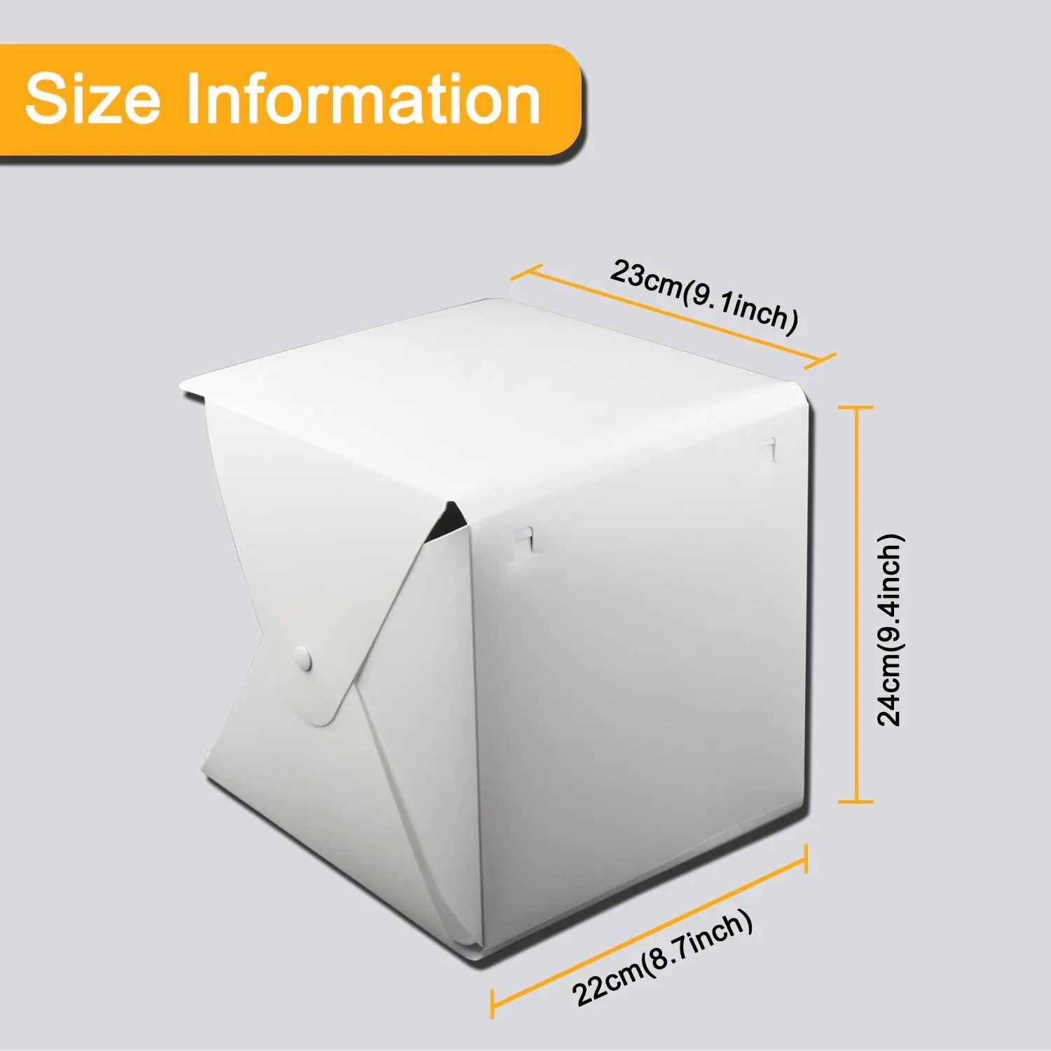 Photo Studio Box LED Photo Lighting Photo Studio Light Tent Ring Light Photography Box 24*23*22cm 72pcs Ring Led Lightbox Folding Portable Photo Studio Box 6 Backdrops Studio Shooting