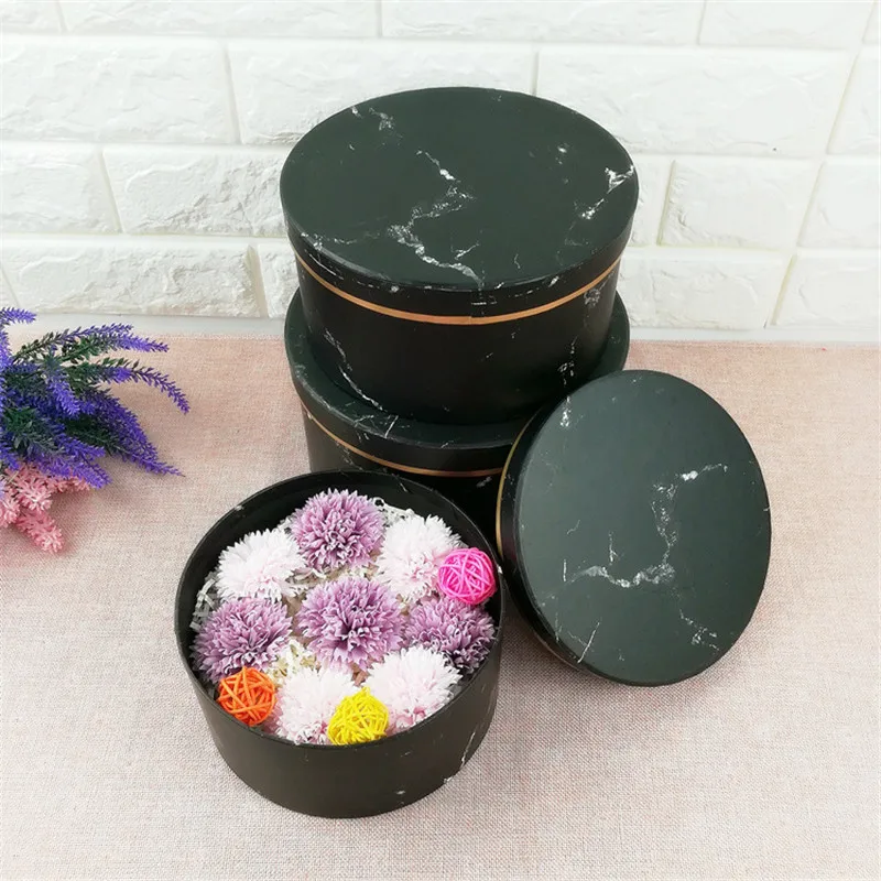 

3 Pcs/set Florist Hat Boxes Gift Box Candy Box Gift Box Packaging Small Boxes for Gifts Christmas Flowers Gifts Living Vase