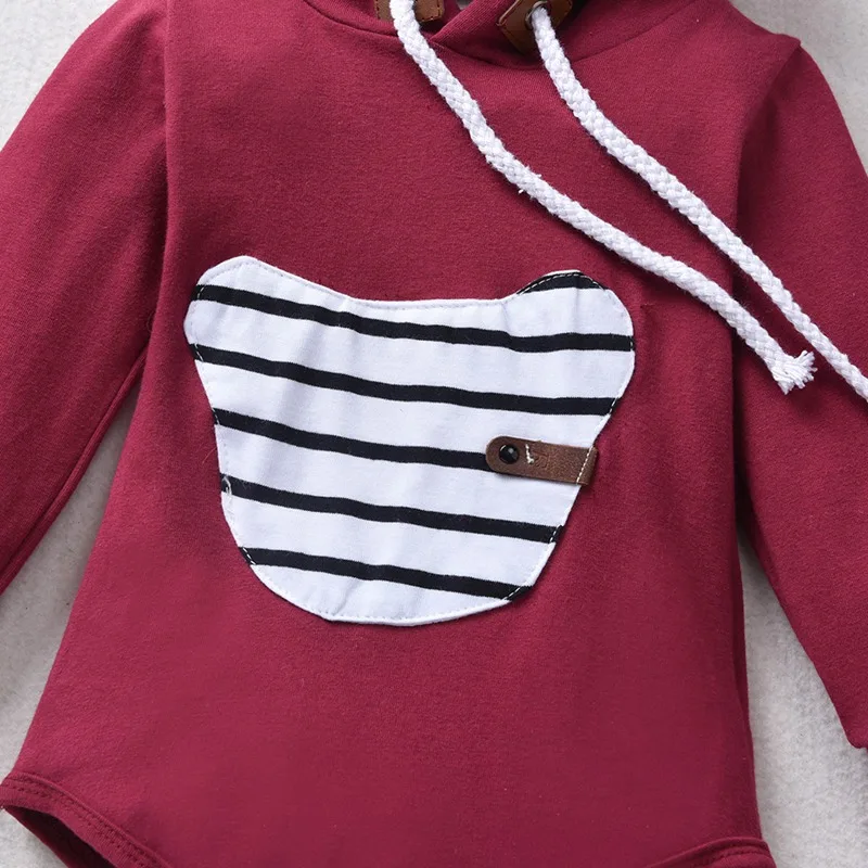 Детский комбинезон с длинными рукавами; хлопковый боди для малышей; Одежда для новорожденных; Новинка 2019 года; модная толстовка; Одежда для