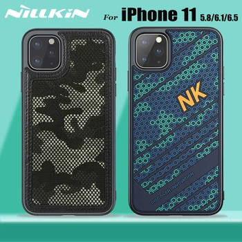 

Nillkin for iPhone 11 Pro Max Case 3D Textured Non-slip Military Camo Soft Silicone Back Full Cover Case for iPhone 11 Pro Max