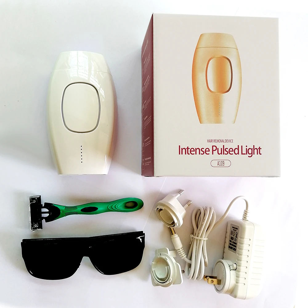 600000 Flashes Permanent IPL Hair Removal Laser Epilator Machine Facial