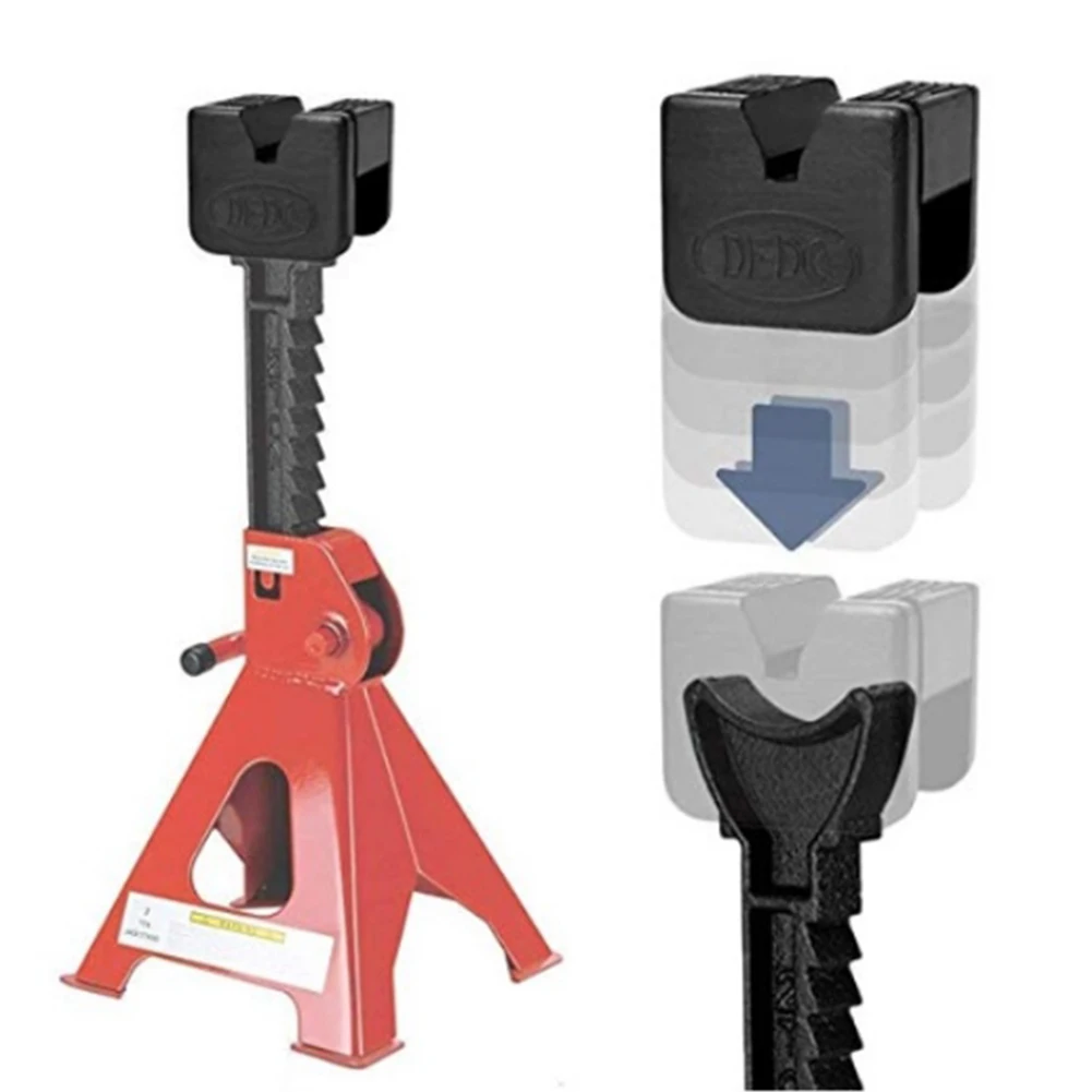 1 2 4pcs Floor Jack Pad Rubber Universal Slotted Guard Anti Slip