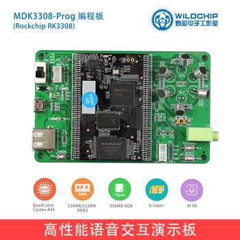 

Rockchip RK3308 Voice Development Board Four Core Cortex-A35 iflyOS Intelligent Speaker