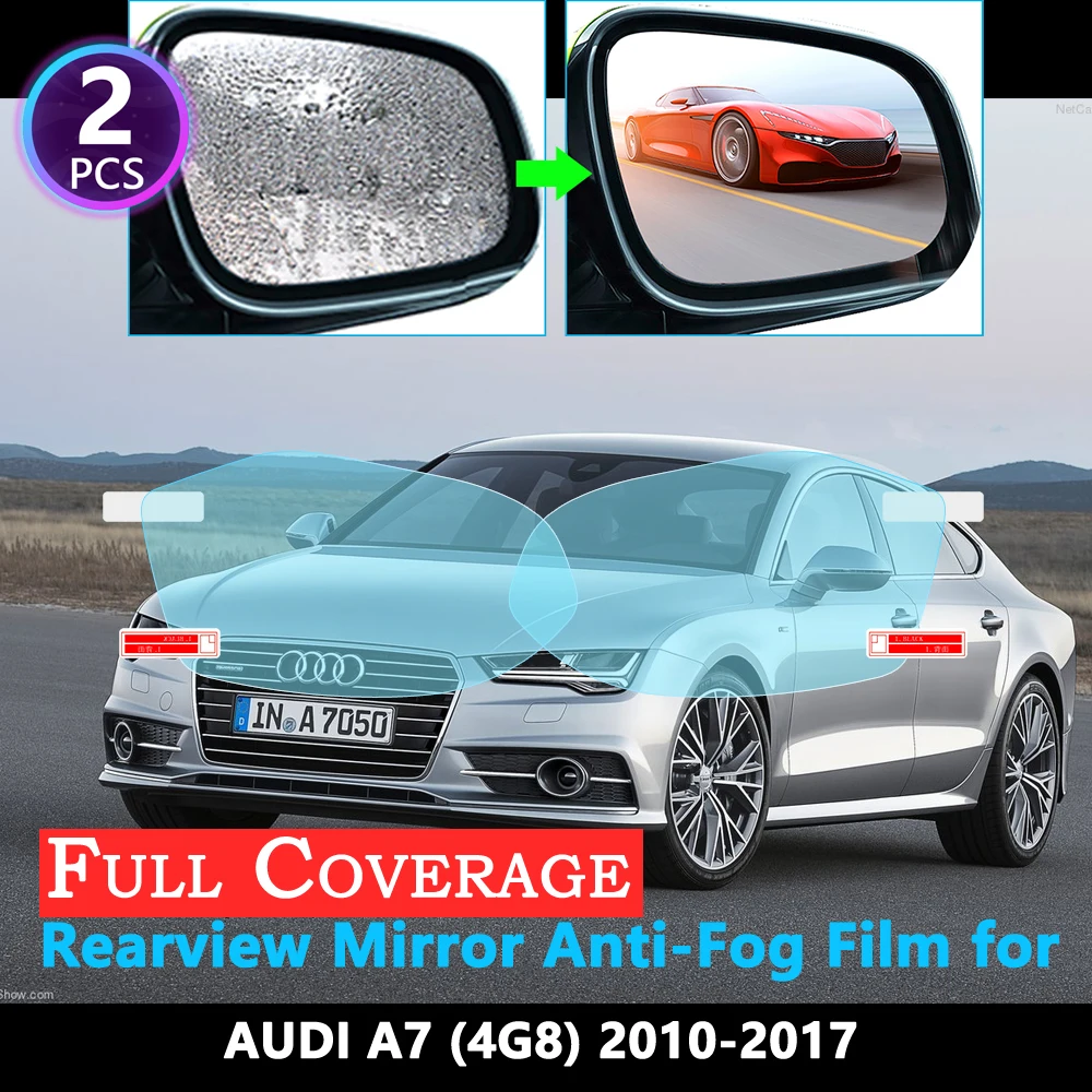 Полностью закрывающая защитная анти-туман пленка для Audi A7 4G8 S7 RS7 2010 2011 2012 2013 Зеркало заднего вида непромокаемые
