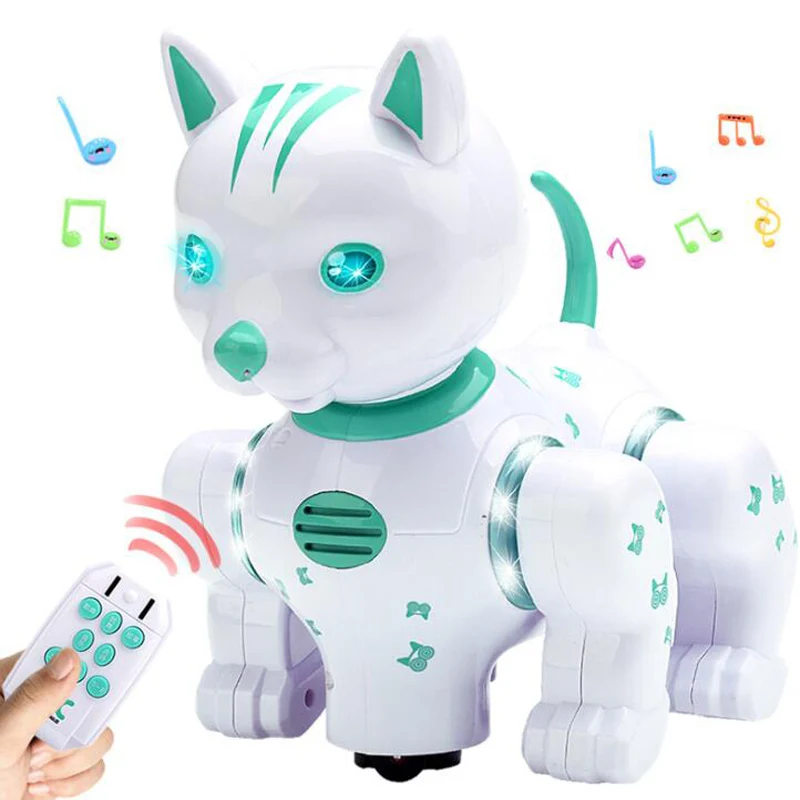 dancing robot cat