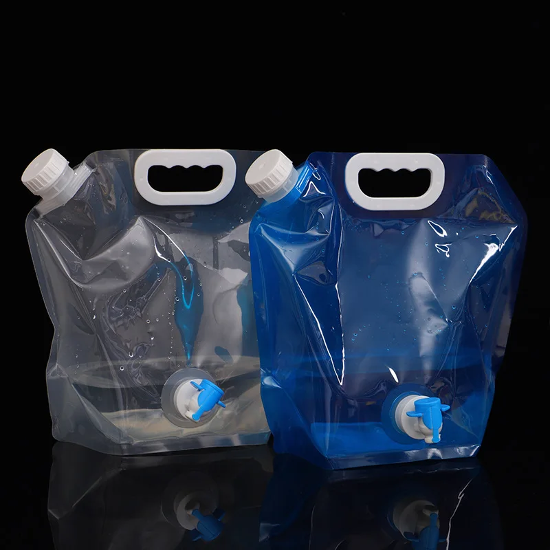 Poche eau,Sac à eau Portable pliable avec robinet,pour la maison et l