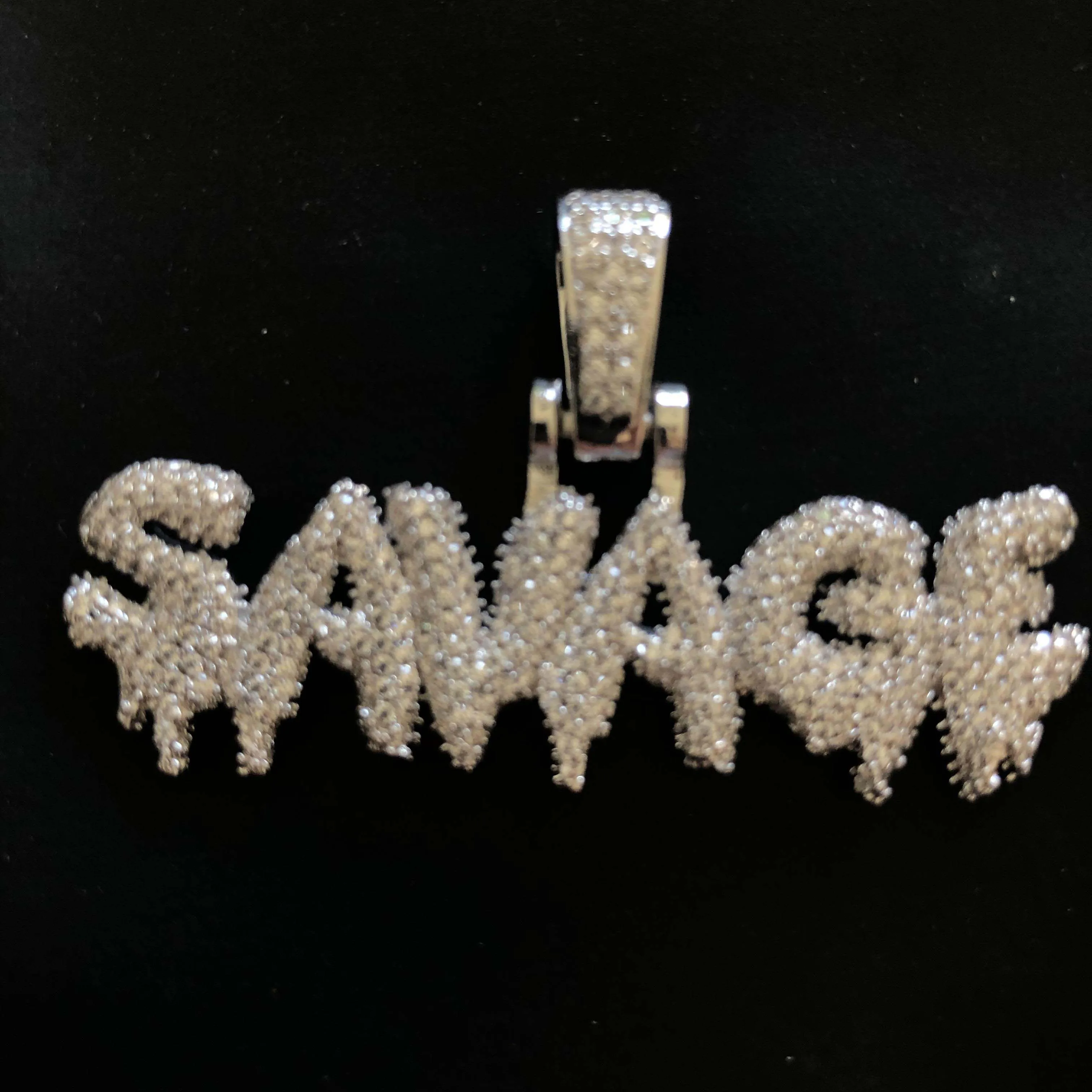 

Gold coating SAVAGE pendant with a free chain for gift