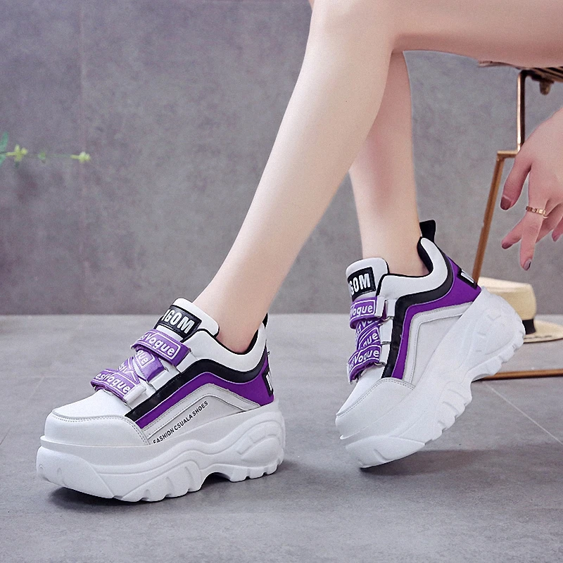 Purple and white sneakers Clearance