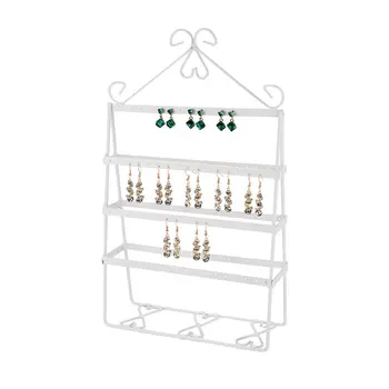 

Earrings Ear Studs Necklace Jewelry Display Rack Metal Stand Organizer Metal Stand Holder Display Shelf Jewelry
