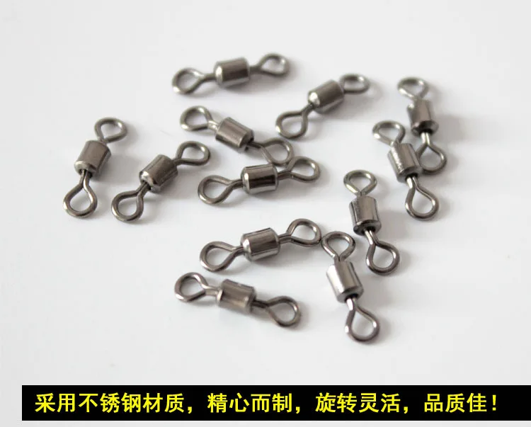 

8 Words Ring 8-shaped Ring Connector Fishing Gear Fishing Supplies Line Group Swivel in Bulk Strong Accessories Fishing Gear Con