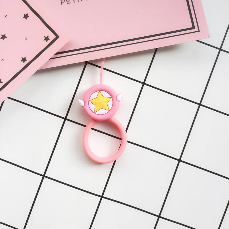 

Cardcaptor Sakura Card Captor Pink Cute Cartoon Neck Strap for ID Badge Holders Lanyard Unisex Cosplay Props Charm Trinkets Gift