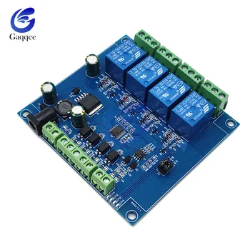 

Modbus-Rtu7-24V Four-way Relay Module Switch Input and Output 8bit MCU RS485/TTL Anti-reverse Connection