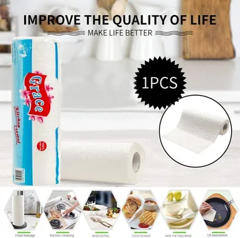 

1 rolls 2 Layer Kitchen Toilet Tissue Home Bath printed Toilet Roll toilet paper Soft Toilet Paper Skin-friendly Paper Towels