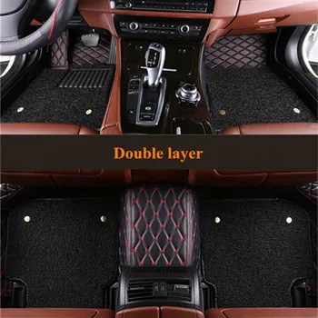 

High quality rugs! Custom special car floor mats for Mercedes Benz GLC Class 2020-2015 durable waterproof two layers car carpets