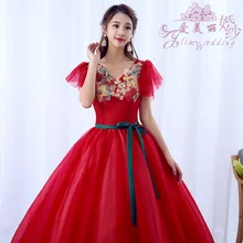 Платье с v-образным вырезом и 3D цветочной аппликацией, пышное платье, 16 платьев, бальные платья, Vestidos De 15 Anos, торжественное вечернее платье