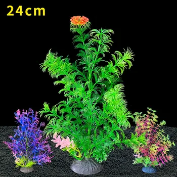 

Decorative Simulated Aquatic Weed Aquarium Accessories Fish Tank Decorations Acuario Tools Aquario Ornaments Plants Flowers